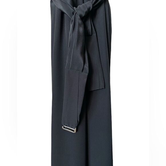 L'agence Silk Black Jumpsuit Size L - Picture 10 of 13